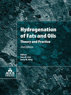cover image of Hydrogenation of Fats and Oils